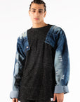 Denim Sweater